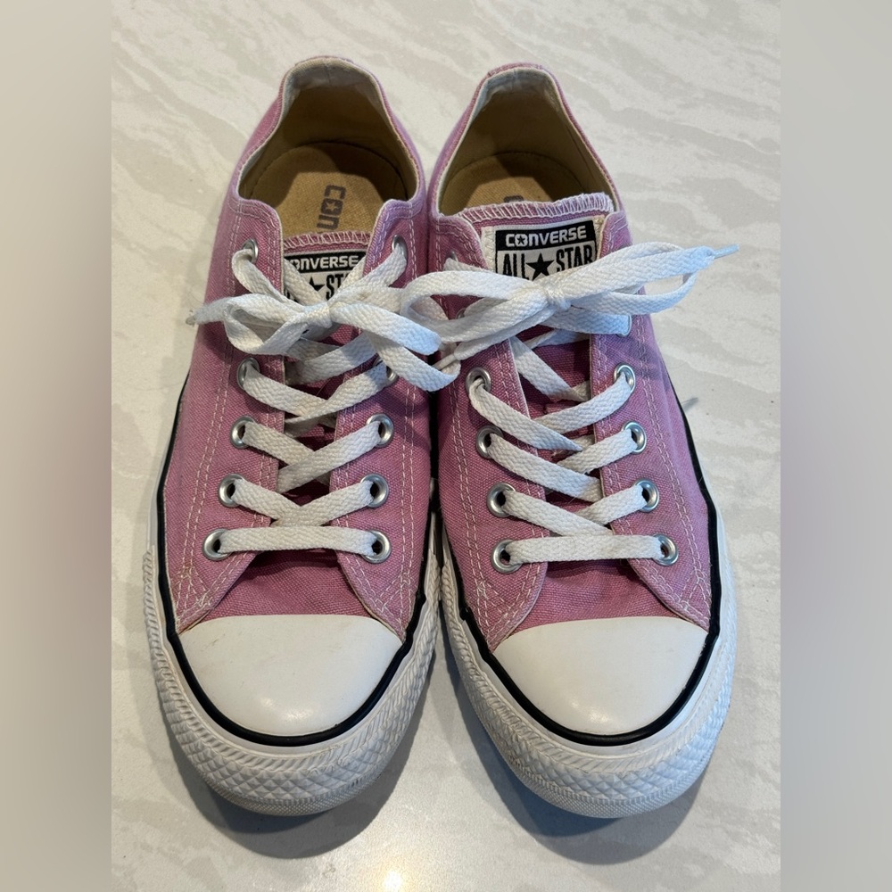 Converse Pink Low Top Canvas All Star Sneakers